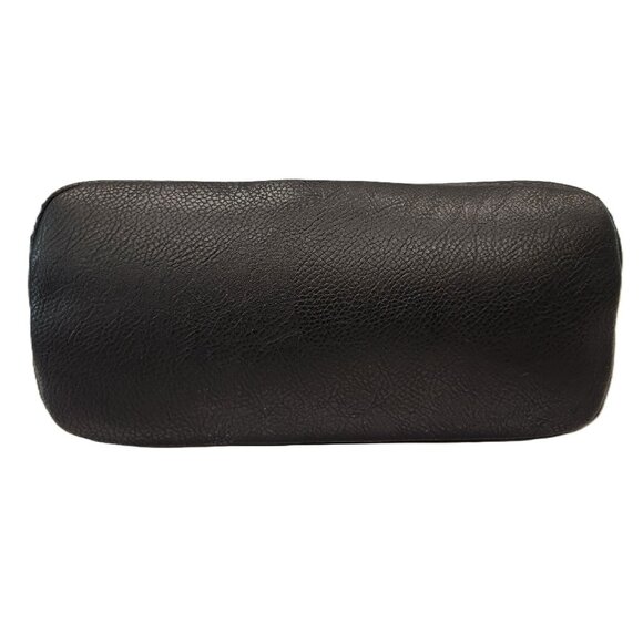 Kenneth Cole Reaction Black & White Bucket Shoulder Bag Woven Handles Y2K - Picture 16 of 16